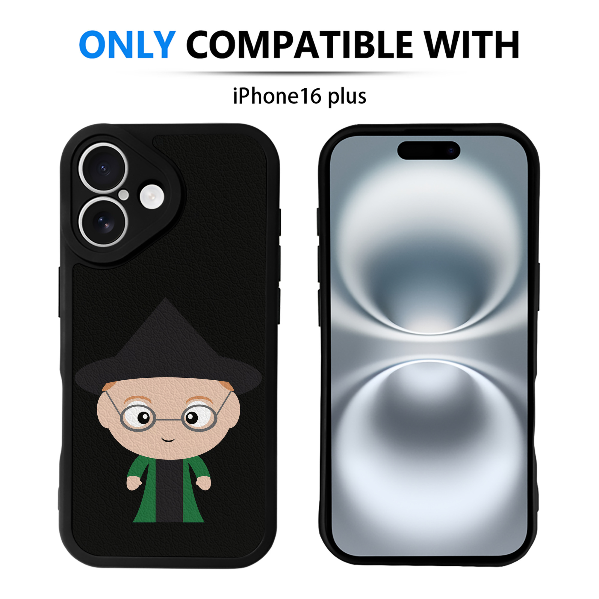 （画像用） Harry Potter ハリー・ポッターシリーズ 【iPhone 16シリーズ対応】シリコンスマホケース（レザー調） 材質：シリコン